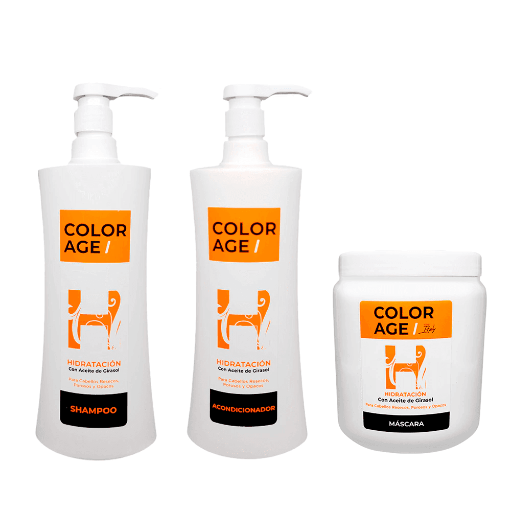 KIT HIDRATACIÓN SHAMPOO + ACOND. + MÁSCARA X1000ML