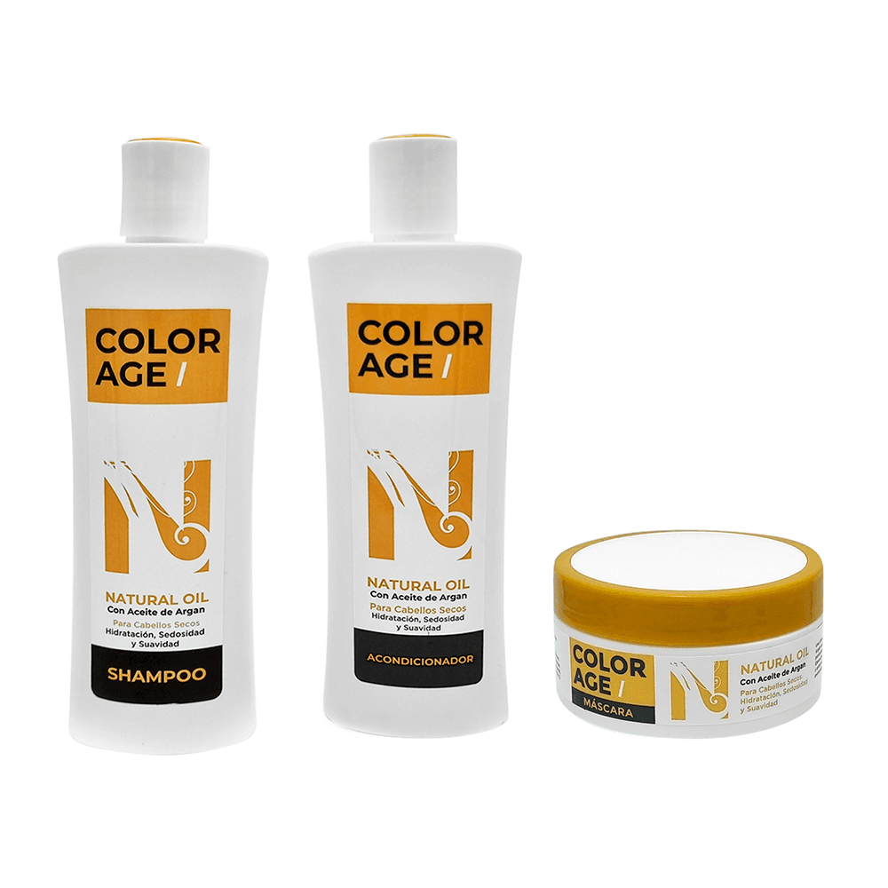 KIT NATURAL OIL SHAMPOO + ACOND. + MÁSCARA