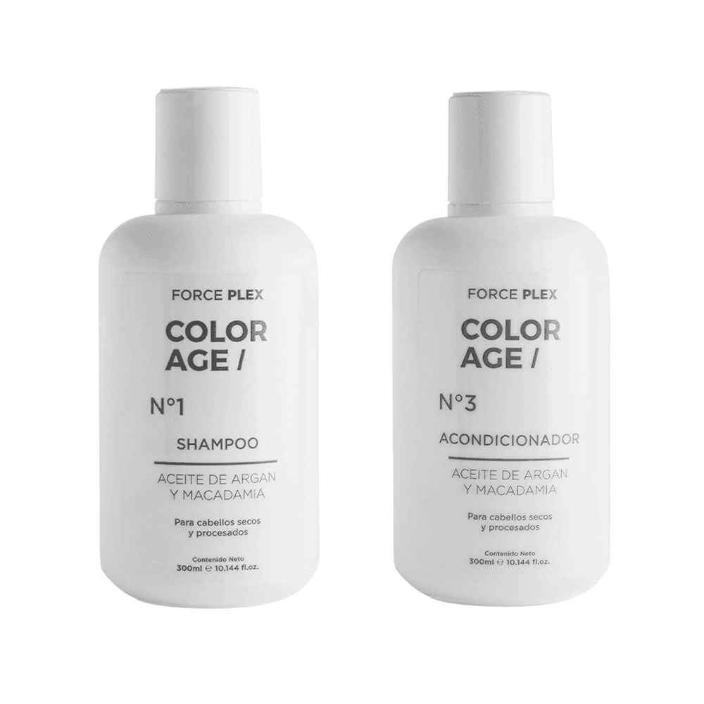 KIT SHAMPOO + ACONDICIONADOR FORCE PLEX X300ML